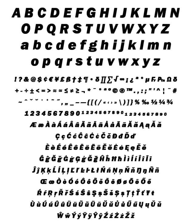 franklin gothic book font