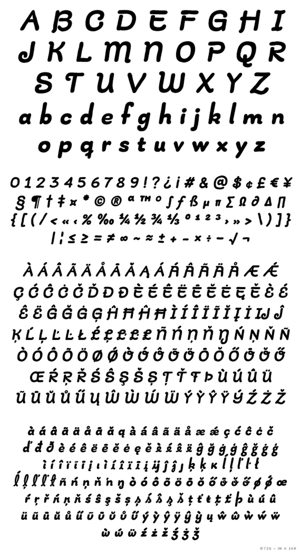 T 26 Digital Type Foundry Fonts In A Jar