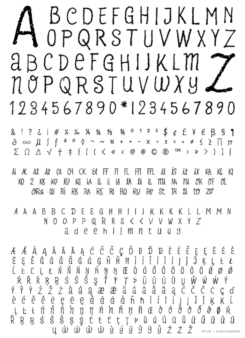 T 26 Digital Type Foundry Fonts Pantano Pro