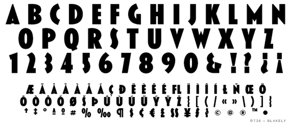 T 26 Digital Type Foundry Fonts Blakely